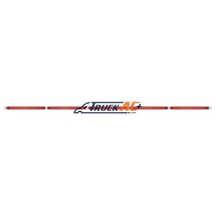 94" Stainless Steel Light Bracket With Five 23 SMD LED 17-1/4" Light Bar - Red LED/Red Lens - United Pacific 20941