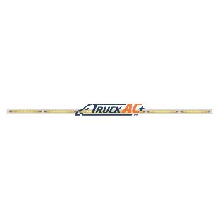 79-1/2" Stainless Bumper Light Bracket With 6X 19 LED 12" Light Bars - Amber LED/Amber Lens - United Pacific 37950