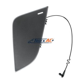 A21-29246-001 Black Tow Hook Access Cover For 2018-2024 Freightliner Cascadia - Driver - United Pacific 42526