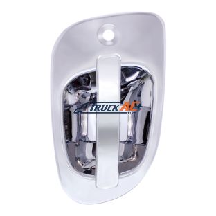 6 White LED Chrome Door Handle Cover for Freightliner - Driver - United Pacific 42495