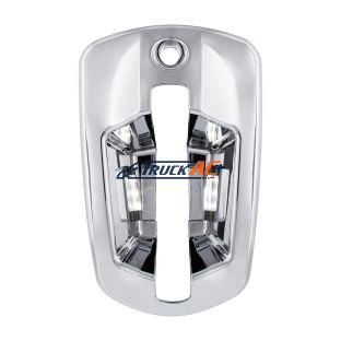 6 LED Chrome Door Handle Cover For 2018-2025 Freightliner Cascadia - Driver, White LED - United Pacific 42542