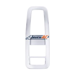 Chrome Plastic Door Switch Cover For 2013-2024 Kenworth T680-Driver (With Power Mirrors) - United Pacific 41553