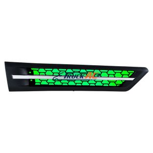 A17-21068-001 Hood Air Intake Grille With Green LED For 2018-2024 Freightliner Cascadia 126 - Passenger - United Pacific 42868