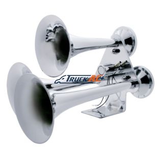 Chrome 3 Trumpets Train Horn - United Pacific 46129