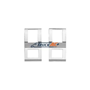 Chrome Switch Cover For 2018-2025 Freightliner Cascadia (2-Pack) - United Pacific 42425