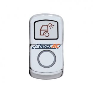"Load Light" Chrome Rocker Switch Cover - Plain - United Pacific 45136