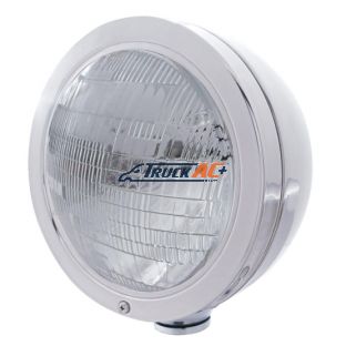 Stainless Steel "Bullet" Classic Headlight 6014 Bulb - United Pacific 30410