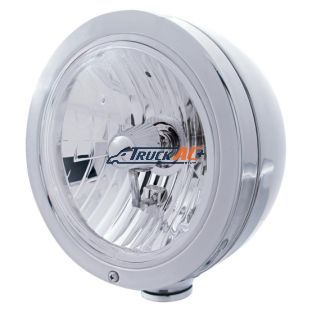 Stainless Steel "Bullet" Classic Headlight Crystal H4 Bulb - United Pacific 30426