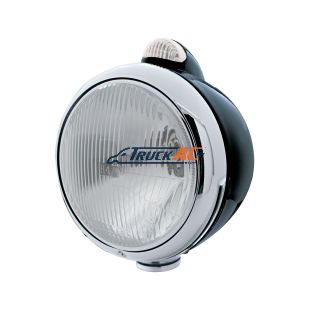 Black Guide 682-C Headlight H4 & Dual Mode LED Signal - Clear Lens - United Pacific 32415