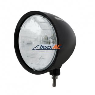Black "Billet" Style Groove Headlight H6024 Bulb - United Pacific 32664