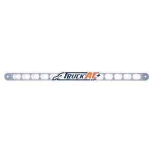 14 LED 12" Auxiliary Strip Light - White LED/Clear Lens - United Pacific 39485B