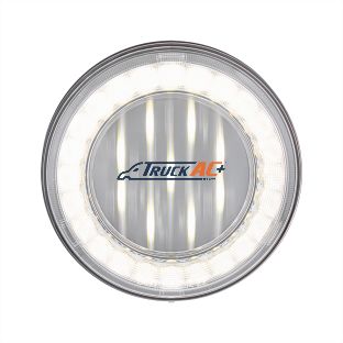 33 LED 4" Round Lumos Light X-Series (Back-Up) - White LED/Clear Lens - United Pacific 36094