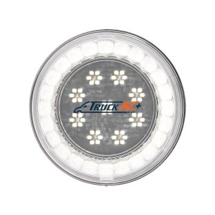 33 LED 4" Round Lumos Light S-Series (Back-Up) - White LED/Clear Lens - United Pacific 36099