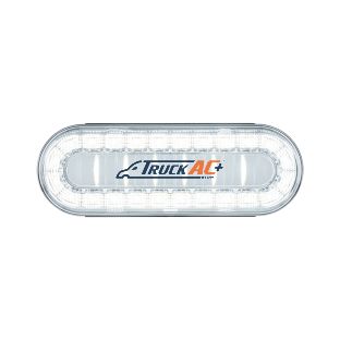 30 LED 6" Oval Lumos Light I-Series (Back-Up) - White LED/Clear Lens - United Pacific 36104