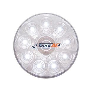 10 LED 4 "Auxiliary/Utility Light - White LED/Clear Lens - United Pacific 38828