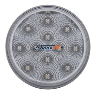 12 LED 4" Reflector Auxiliary/Utility Light - White LED/Clear Lens - United Pacific 39510