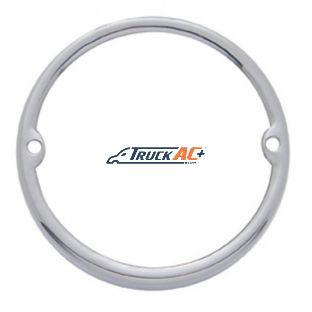 Stainless Round Cab Light Bezel - United Pacific 30304
