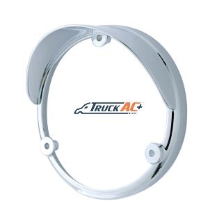 Round Double Face Light Bezel With Visor - Fits 38113 Series - United Pacific 32104