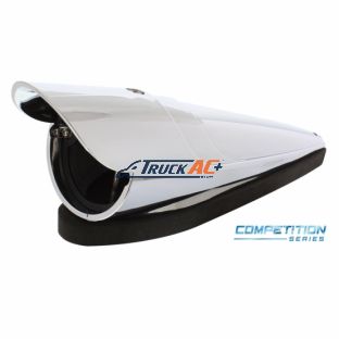 Chrome "Competition Series" LED Cab Light Housing With Visor For Grakon 1000 Style Light - United Pacific 30608B