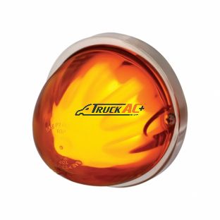 9 LED Dual Function GloLight Watermelon Flush Mount Kit - Amber LED/Amber Lens - United Pacific 34408