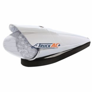 19 LED Reflector Grakon 1000 Cab Light Kit With Visor - Amber LED/Clear Lens - United Pacific 36754