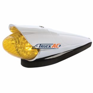 19 LED Beehive Grakon 1000 Cab Light Kit With Visor - Amber LED/Amber Lens - United Pacific 36755