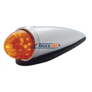 17 LED Watermelon Cab Light Kit With Die Cast Housing - Amber LED/Dark Amber Lens - United Pacific 37310