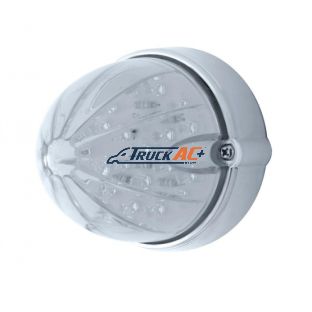19 LED Watermelon Flush Mount Kit - Amber LED/Clear Lens - United Pacific 37453