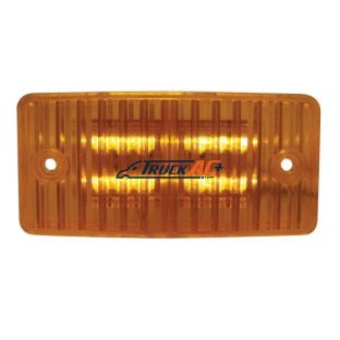 22-51942-000, 12 LED Cab Light For Freightliner Century (1996-2011) And Columbia (2001-2017) - Amber LED/Amber Lens - United Pacific 37645