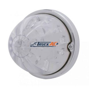 17 LED Watermelon Flush Mount Kit - Amber LED/Clear Lens - United Pacific 37906