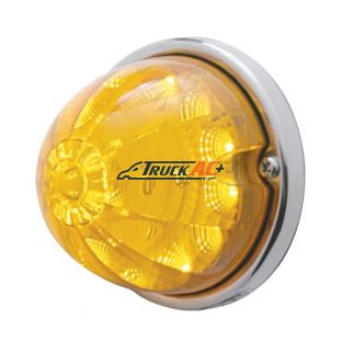 17 LED Reflector Watermelon Flush Mount Kit - Amber LED/Amber Lens - United Pacific 37920