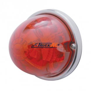 17 LED Reflector Watermelon Flush Mount Kit - Red LED/Red Lens - United Pacific 37921
