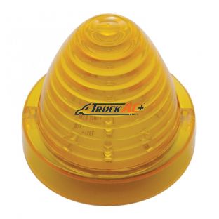 13 LED Beehive Truck-Lite Style Cab Light - Amber LED/Amber Lens - United Pacific 38278B