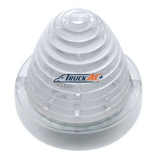 13 LED Beehive Truck-Lite Style Cab Light - Amber LED/Clear Lens - United Pacific 38279