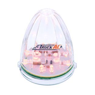 19 LED Watermelon Grakon 1000 Cab Light - Amber LED/Clear Lens - United Pacific 38462