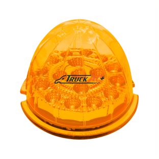 17 LED Dual Function Reflector Cab Light - Amber LED/Amber Lens - United Pacific 39320B