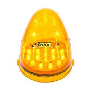 19 LED Reflector Grakon 1000 Style Cab Light - Amber LED/Amber Lens - United Pacific 39457