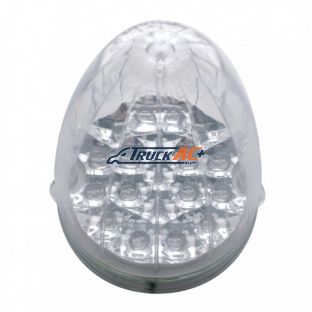 19 LED Reflector Grakon 1000 Style Cab Light - Amber LED/Clear Lens - United Pacific 39458