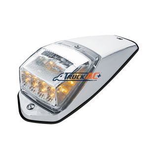 17 LED Reflector Grakon 5000 Style Cab Light Kit - Amber LED/Clear Lens - United Pacific 39530