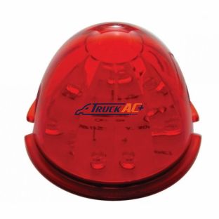 17 LED Dual Function Watermelon Cab Light - Red LED/Red Lens - United Pacific 39732B