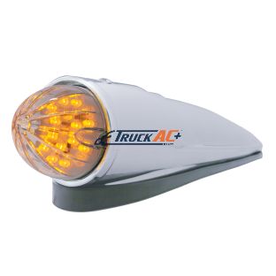 19 LED Watermelon Grakon 1000 Style Cab Light Kit - Amber LED/Clear Lens - United Pacific 39824