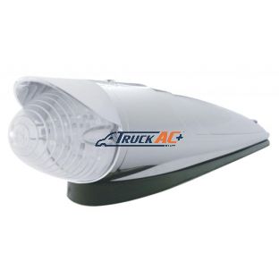 19 LED Beehive Grakon 1000 Cab Light Kit With Visor - Amber LED/Clear Lens - United Pacific 39957