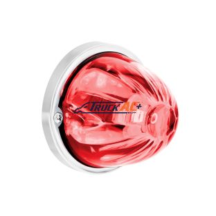 UltraBurst Glass Watermelon Light Flush Mount Kit-Red LED/Clear Lens - United Pacific 35077