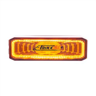 10 LED Rectangular Abyss Light (Clearance/Marker) - Amber LED/Amber Lens - United Pacific 36010