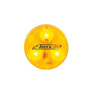 3 LED 2" Round Low Profile Light (Clearance/Marker) - Amber LED/Lens - United Pacific 36107B
