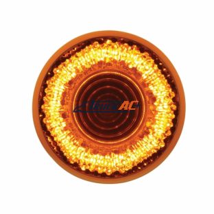 9 LED 2" Round Mirage Light (Clearance/Marker) - Amber LED/Amber Lens - United Pacific 36524