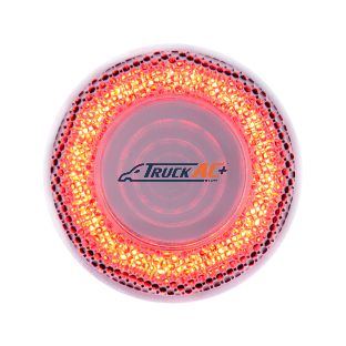 12 LED 2-1/2" Mirage Light (Clearance/Marker) - Red LED/Clear Lens - United Pacific 36563