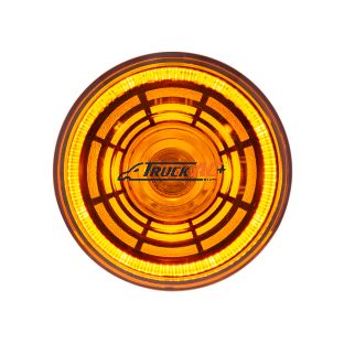 4 LED 2" Round Abyss Light (Clearance/Marker) - Amber LED/Amber Lens - United Pacific 36574