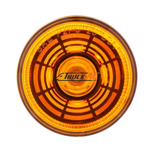 4 LED 2-1/2" Round Abyss Light (Clearance/Marker) - Amber LED/Amber Lens - United Pacific 36579