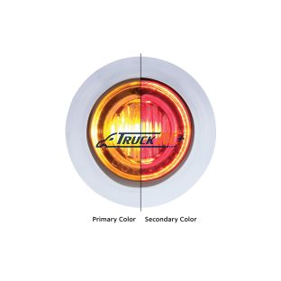 3 LED 3/4" Mini Double Fury Light (Clearance/Marker) - Amber LED/Red LED - United Pacific 36838